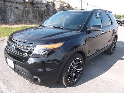 2014 explorer sport 365 hp gps touchscreen black leather sirius satellite radio