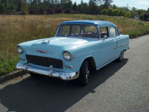 1955 chevrolet bel air base sedan 4-door 3.8l