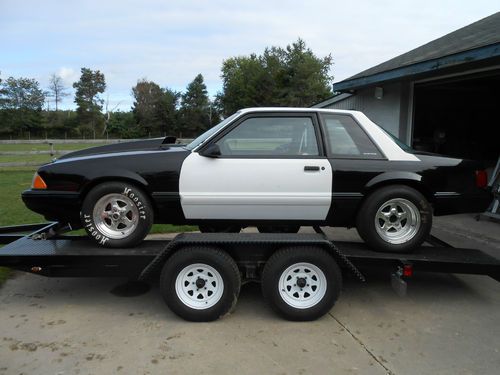 1990 mustang notchback dragcar