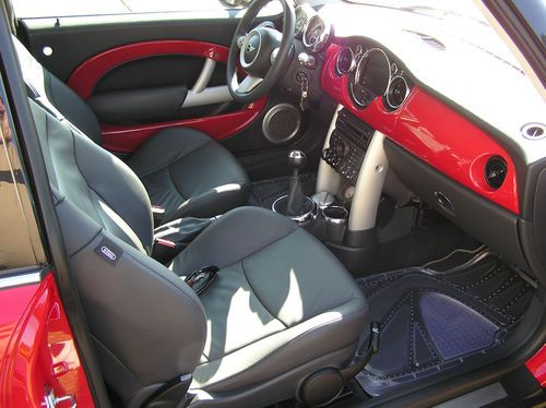 2005 Mini Cooper S JCP chili red ZSP sport pkg 1 owner 35 K miles loaded extras, US $17,000.00, image 7