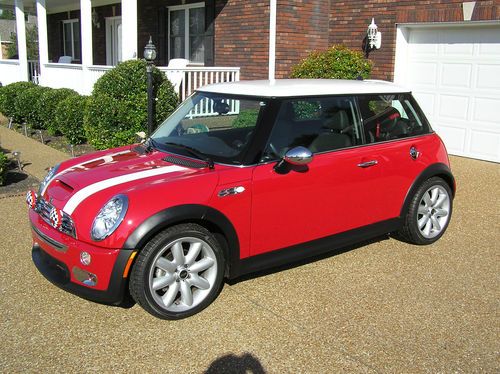 2005 Mini Cooper S JCP chili red ZSP sport pkg 1 owner 35 K miles loaded extras, US $17,000.00, image 24