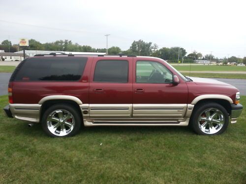 Rare custom southern comfort chevy suburban 22" foose rims tv ostrich low miles