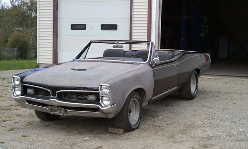 1967 pontiac gto convertible project car