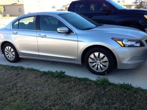 Certified 2010 silver honda accord lx sedan 4-door 2.4l 42k