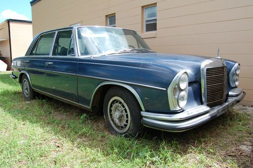 1969 mercedes benz 300sel 6.3 rare sunroof 39 pic slideshow low reserve