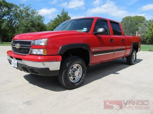 2006 silverado 1500hd z71 4x4 crew swb 6.0l vortec 8v tx-owned well maintained