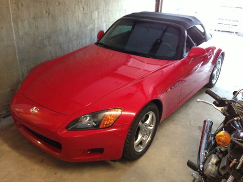 2002 honda s2000 58k convertible 2-door 2.0l 6 speed