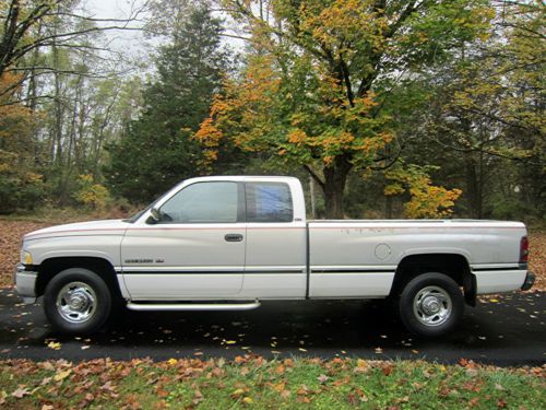 No reserve 1996 dodge ram 2500 slt 3/4 ton 5.9l v8 4x4 low miles one owner