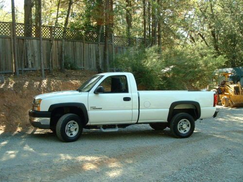 2004 chevrolet silverado 2500hd standard cab long bed duramax