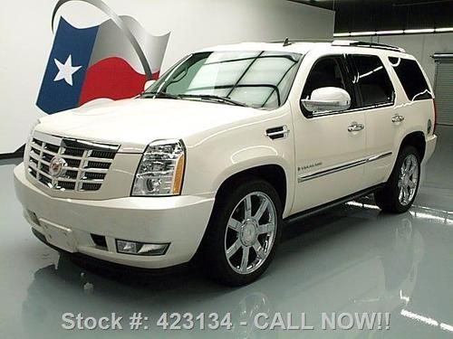 2007 cadillac escalade sunroof nav dvd rear cam 66k mi texas direct auto