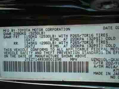 NO RESERVE HI BID WINS 1OWNER SERVICED RUST FREE LEATHER DVD SR5 V8 18MPG FLA, image 21