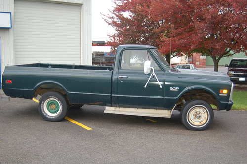 1970 Chevrolet Series 10 LWB 4x4 350/350 "one family owned" factory build sheet, image 2