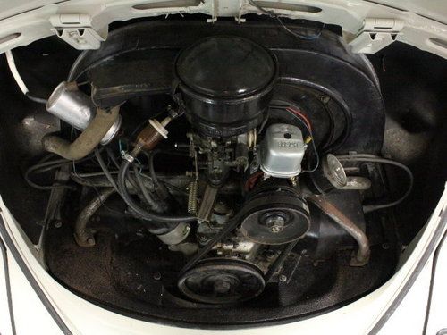 RESTORED IN WHITE OVER RED, ROOF RACK, ORIGINAL DRIVETRAIN, MUST-SEE BEETLE!, US $16,995.00, image 4