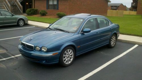 Blue 2003 jaguar x-type base sedan 4-door 2.5l