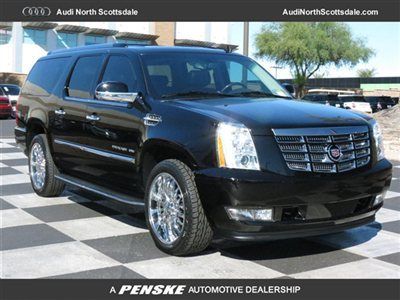 2010 escalade esv- leather- quad seats- heated seats-navigation-51k miles