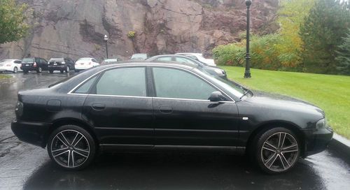 1999 audi a4 quattro base sedan 4-door 2.8l v6 black on black