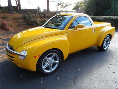 2004  chevrolet ssr 1-owner slingshot yellow only 4794 miles!