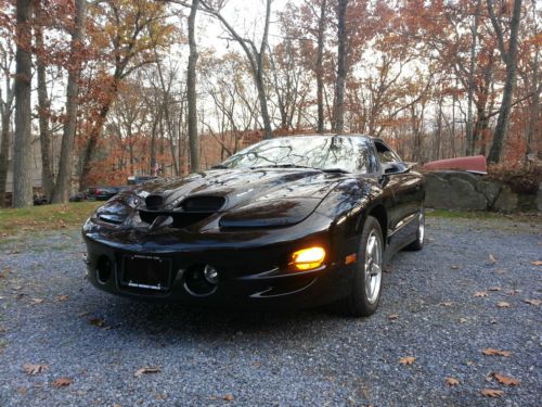 2001 pontiac firebird trans am ws6 6 speed low miles rare car like new!