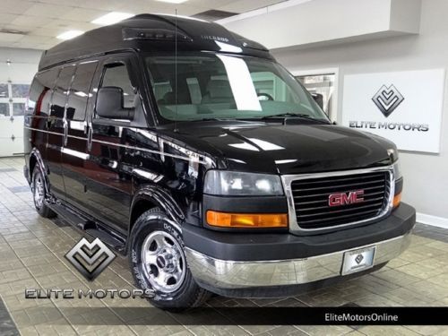 2007 gmc savana sherrod conversion van rear tv full leather low miles rare find