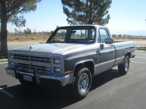 1985 chevrolet silverado  3/4  ton, 454, two wheel drive.