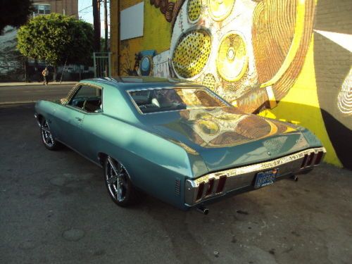 Really Clean aqua metallic 70 impala all new interior runs great!, image 2