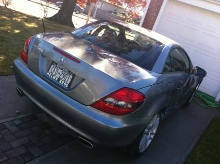 2009 Mercedes slk300 slk 300 fully loaded 39500k miles damaged small accident, image 9