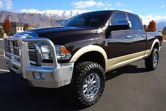 11 cummins diesel 4x4 crew laramie navi reverse cam heated+a/c seats thuren lift