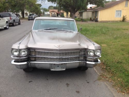 1963 Cadillac deville 2 door   texas project car Ratrod Solid body and frame, image 2