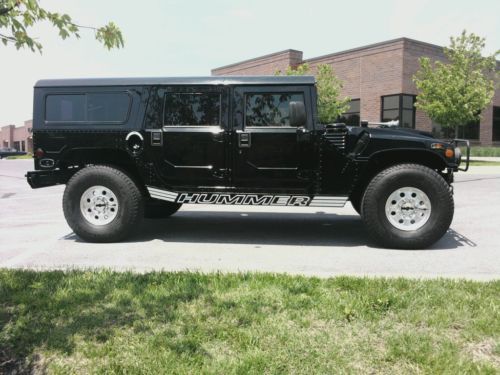 Hummer h1-1995 - gas engine - supercharged - fully loaded - winch