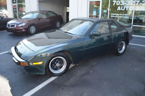 1983 porsche 944 hunter green clean rear wheel drive manual sunroof