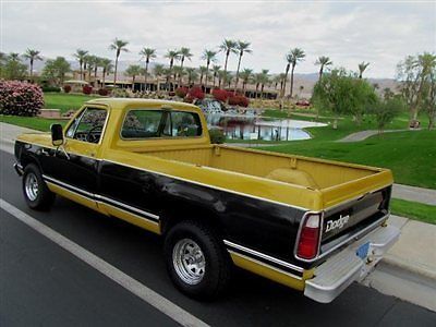 1977 dodge adventurer pickup factory ac low miles california truck no reserve