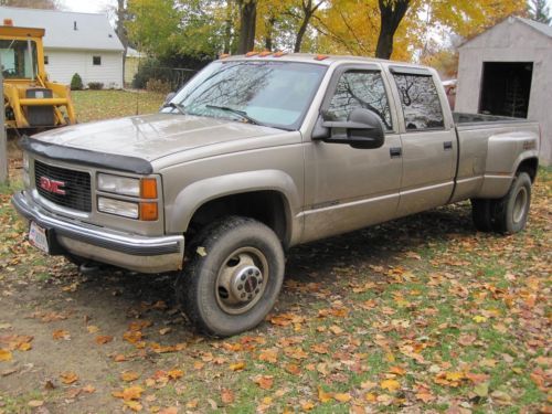 2000 gmc k3500 crew cab dually truck 4x4