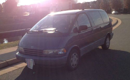 1992 toyota previa le mini passenger van 2.4l one owner