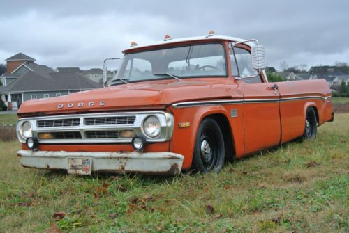 1971 dodge sweptline pickup truck rat rod, barn find, chevrolet, ford, hot rod