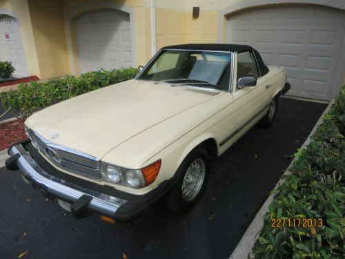 1981 mercedes benz 380 sl 79000 miles only, like new