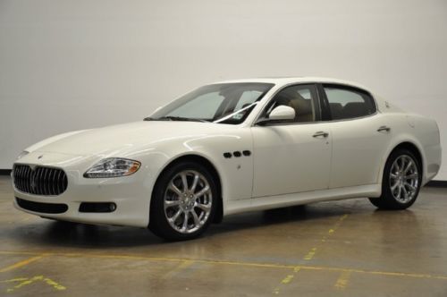 10 quattroporte s,1 owner,low miles,rare color combo,factory warranty,we finance