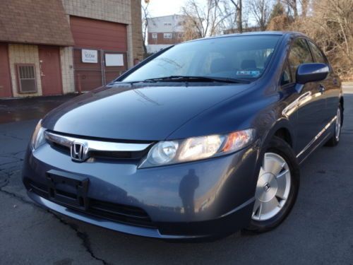 Honda civic hybrid navigation automatic cruise cd free autocheck no reserve