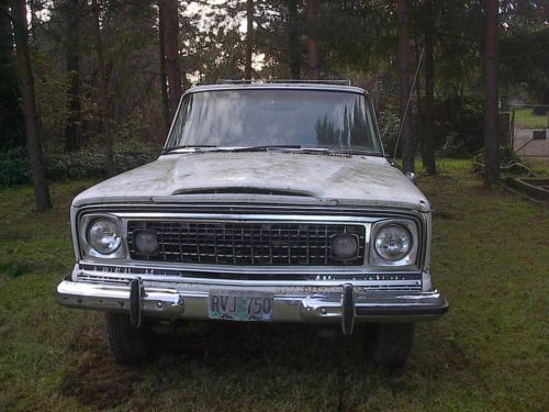 1977 jeep wagoneer base 401  400 turbo sport utility 4-door 6.6l parts rig 4x4