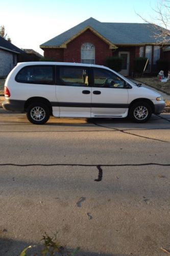 1998 dodge grand caravan se handicap conversion van