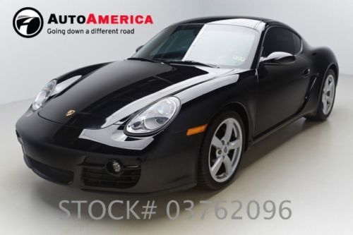 21k low miles 2007 porsche cayman black black manual clean carfax leather