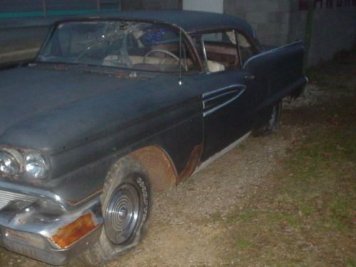 1958 oldsmobile 88  two door hardtop hard to find 3 duce car rat rod