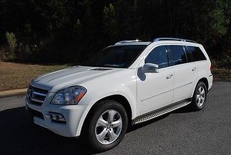 2011 mercedes benz gl 450 white/bge 23k miles rear dvd warranty mint