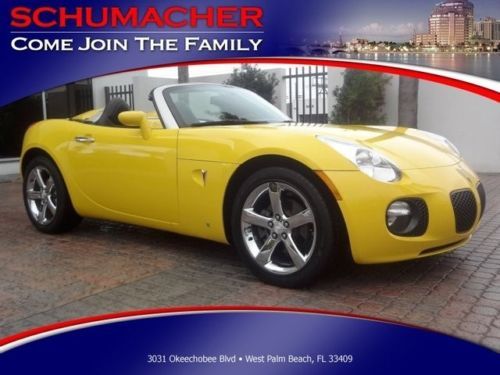 2007 pontiac solstice gxp conv clean carfax