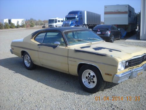 1974 plymouth duster base coupe 2-door 5.2l