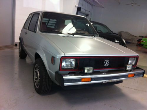 Solid volkswagen rabbit hatchback