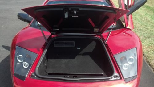2006 Lamborghini Murcielago Rosso Vic Red, Tan leather, showroom perfect, e-gear, US $134,888.00, image 4