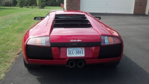 2006 Lamborghini Murcielago Rosso Vic Red, Tan leather, showroom perfect, e-gear, US $134,888.00, image 5