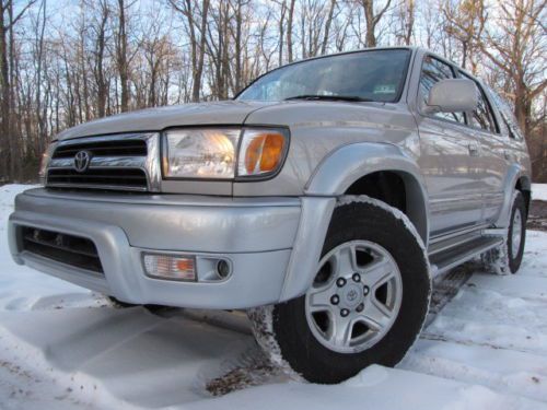 00 toyota 4runner limited 4wd leather towhitch powerseats roofrack clean 1-owner