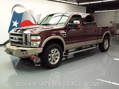2009 ford f250 king ranch 4x4 diesel sunroof nav 54k mi texas direct auto