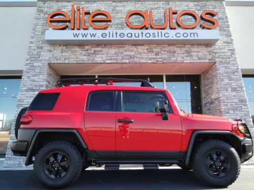 2012 toyota fj cruiser 4wd trail teams special edition trd leather seats airaid